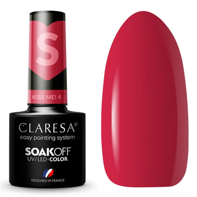 Claresa Claresa UV a conduit Gellak 5ml Kiss Me 4