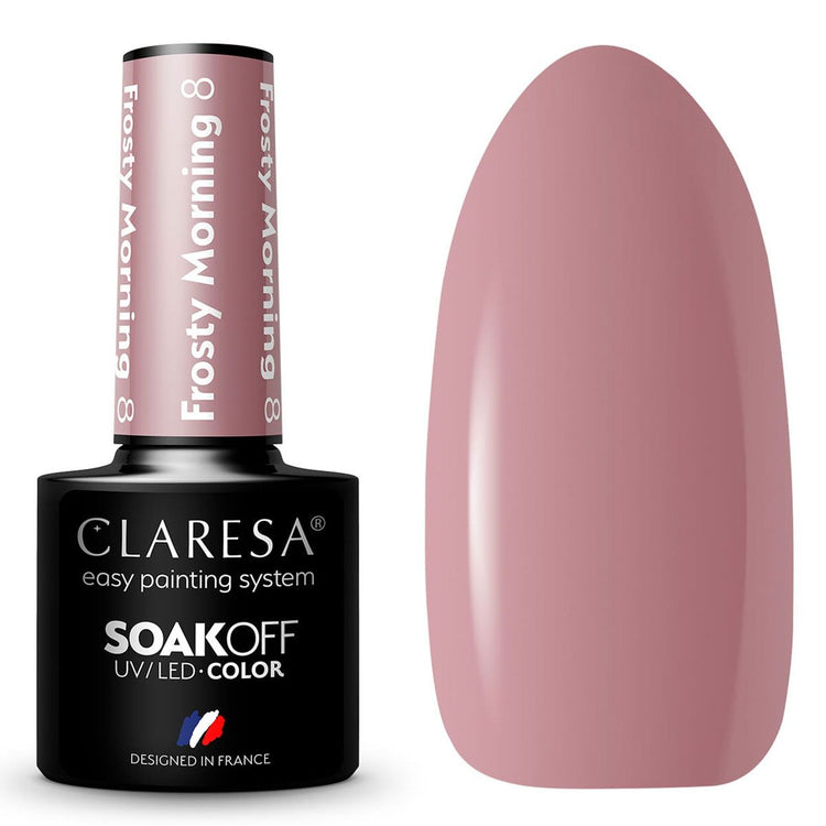 Claresa Claresa UV a conduit Gellak 5ml Frosty Morning 8