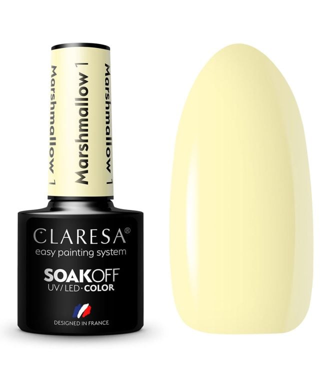 Claresa Claresa UV a conduit Gellak 5ml Marsh Mallow 1