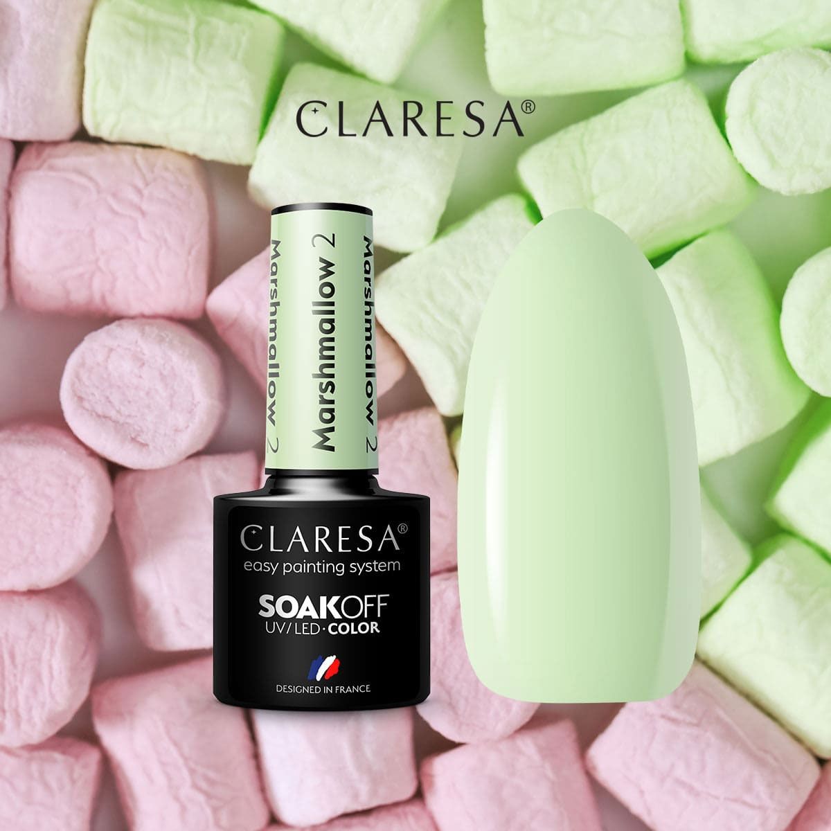 Claresa Claresa UV a conduit Gellak 5ml Marsh Mallow 2