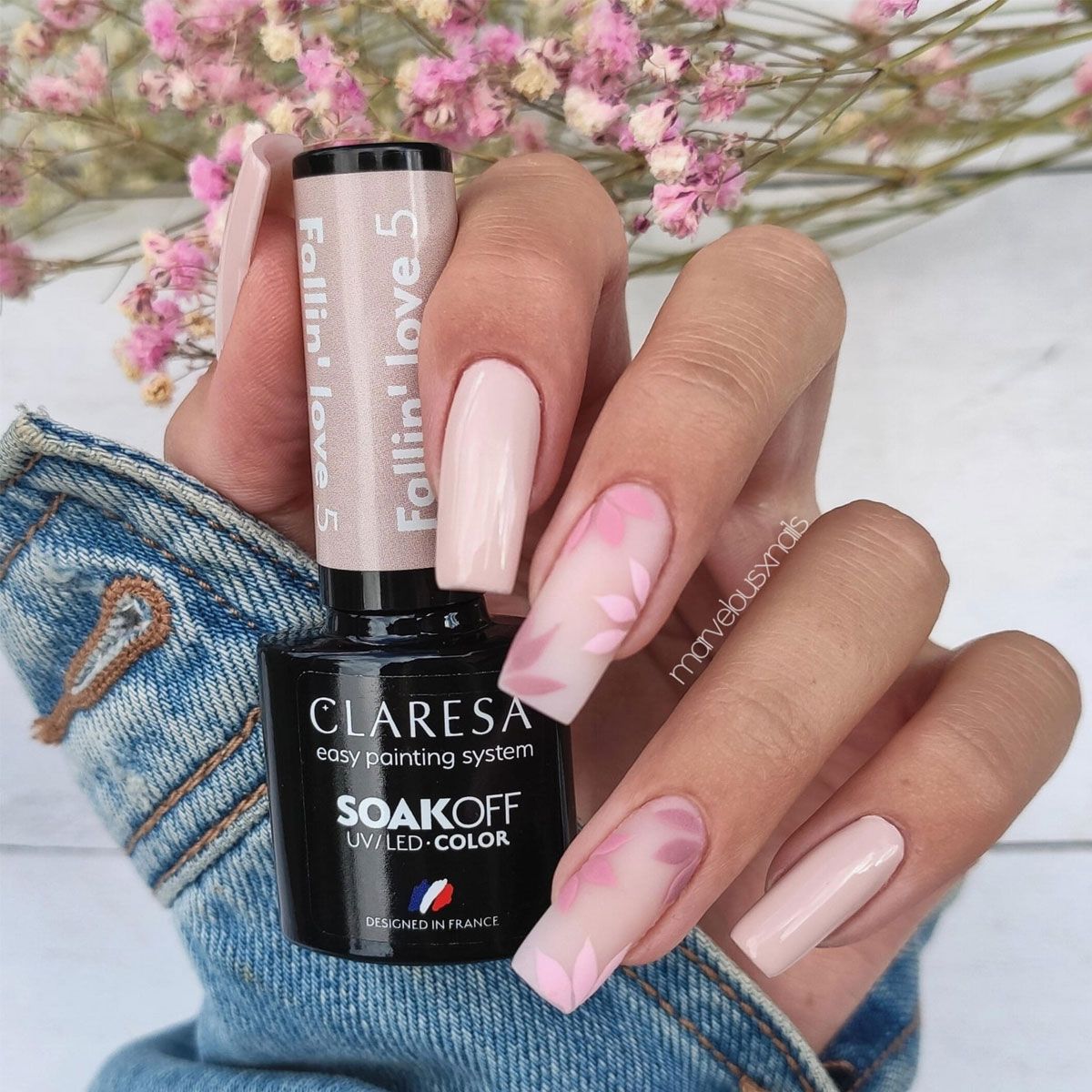 Claresa Claresa UV a conduit Gellak 5ml Fallin 'Love 5
