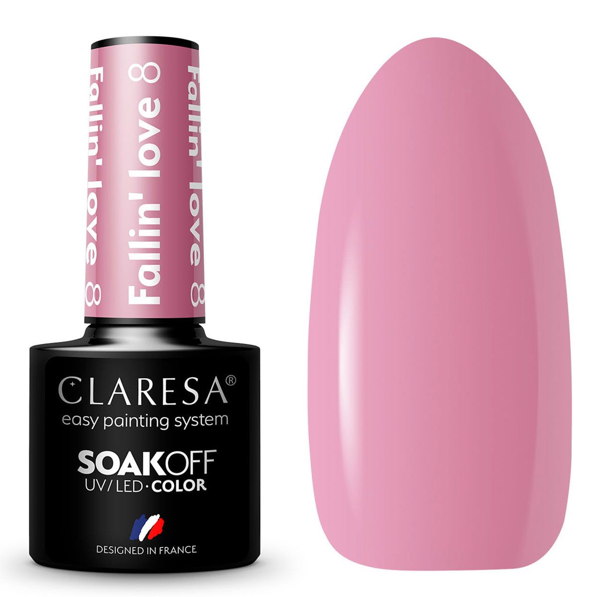 Claresa Claresa UV a conduit Gellak 5ml Fallin 'Love 8