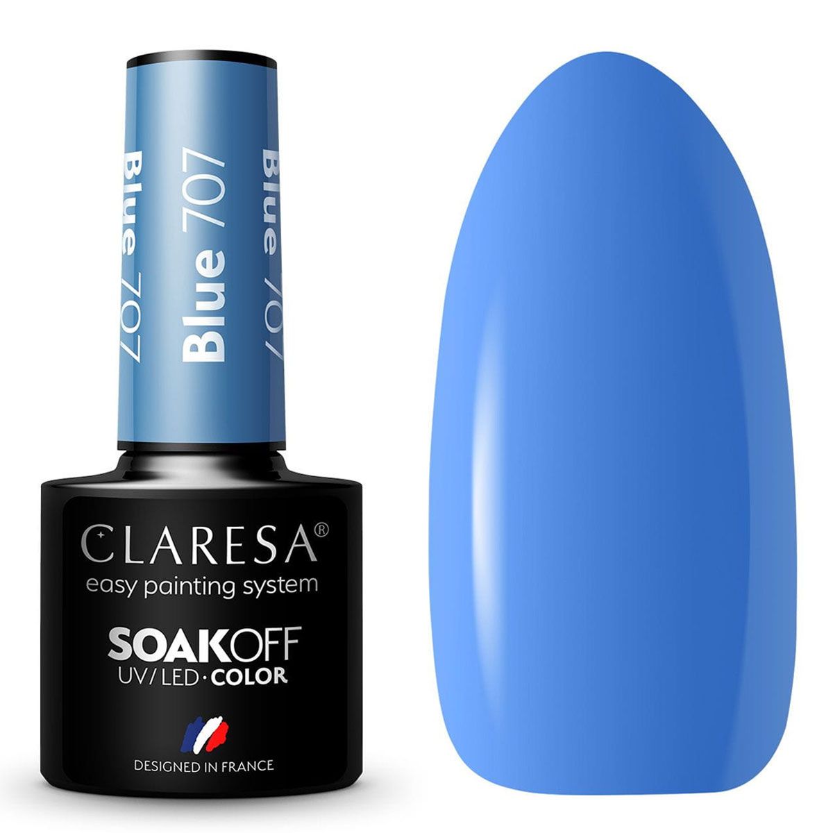 Claresa Claresa UV a conduit Gellak 5ml Blue 707 Emmenez-moi à la rivière