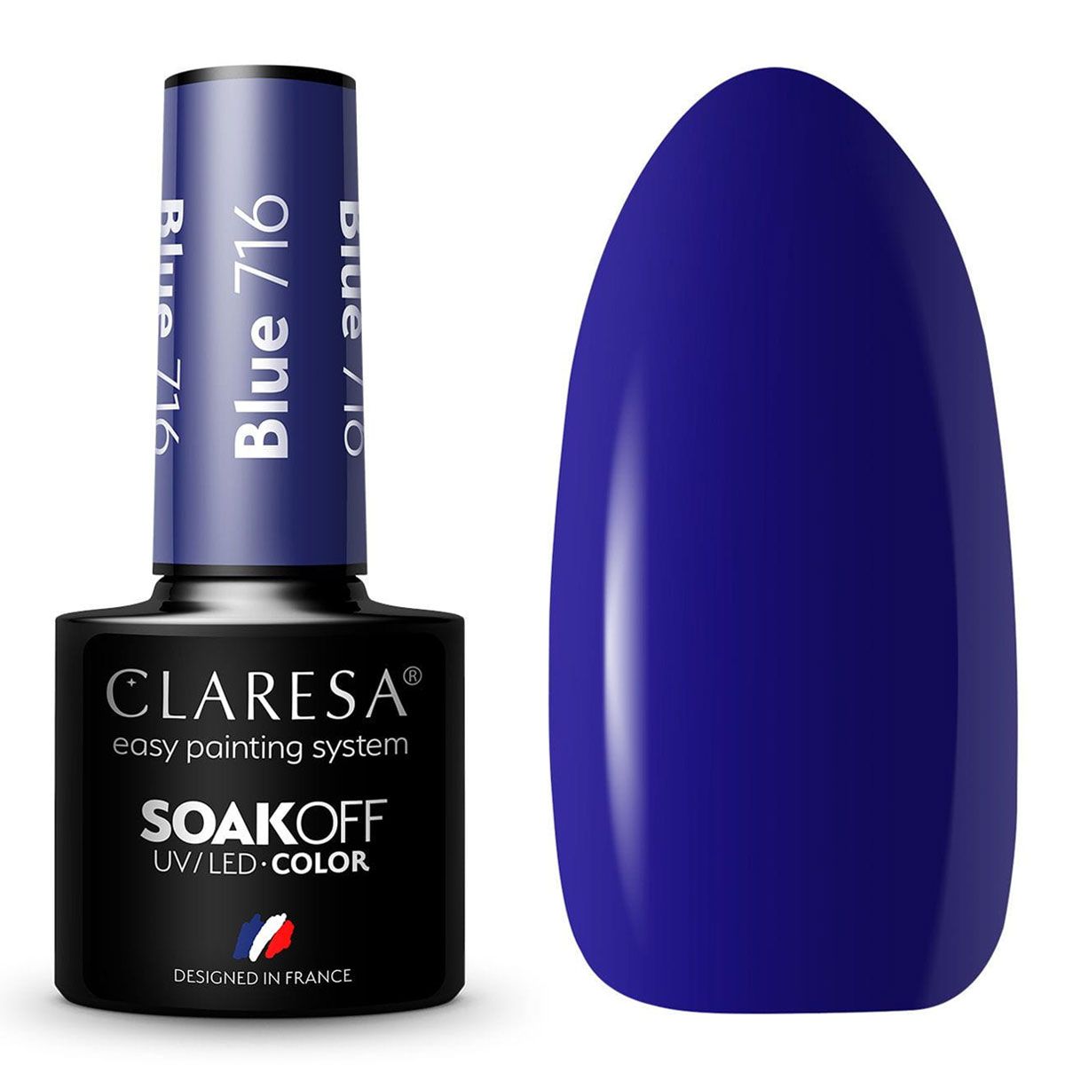 Claresa Claresa UV a conduit Gellak 5ml Blue 716 Berries complètes