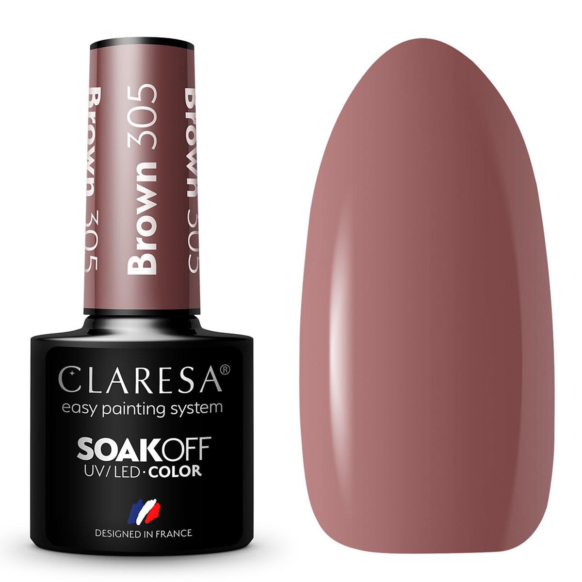 Claresa Claresa UV a conduit Gellak 5ml Brown 305 Look