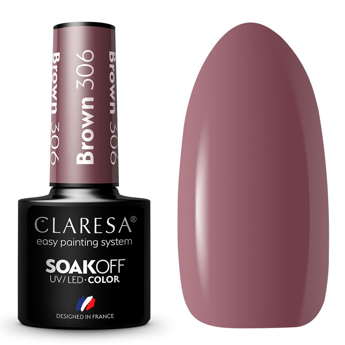 Claresa Claresa UV LED GELLAK 5ML BROWN 306 Look