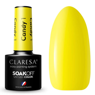 Claresa Claresa UV a conduit Gellak 5ml Candy 1