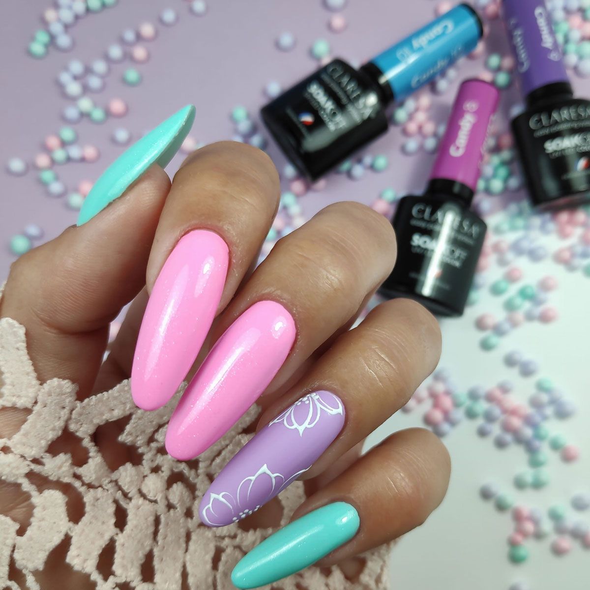 Claresa Claresa UV a conduit Gellak 5ml Candy 8