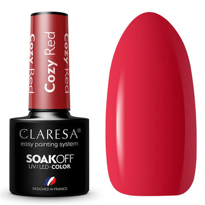 Claresa Claresa UV a conduit Gellak 5ml Sentins de chaleur rouge confortable