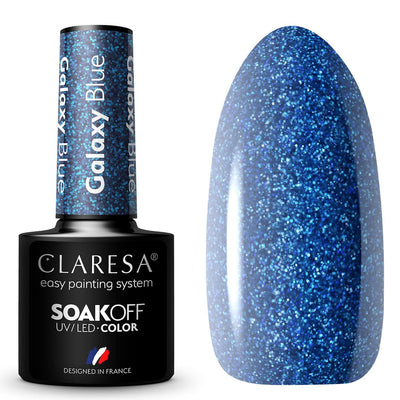 Claresa Claresa UV a conduit Gellak 5ml Galaxy Blue