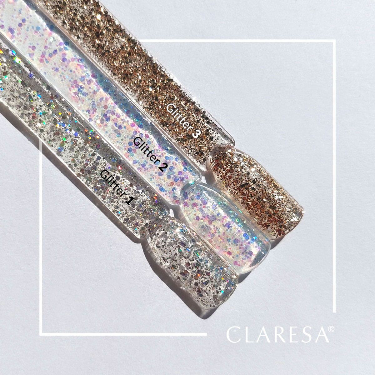 Claresa Claresa UV a conduit Gellak 5ml Glitter 2