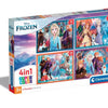 Clementoni Puzzles Disney Frozen, 4in1