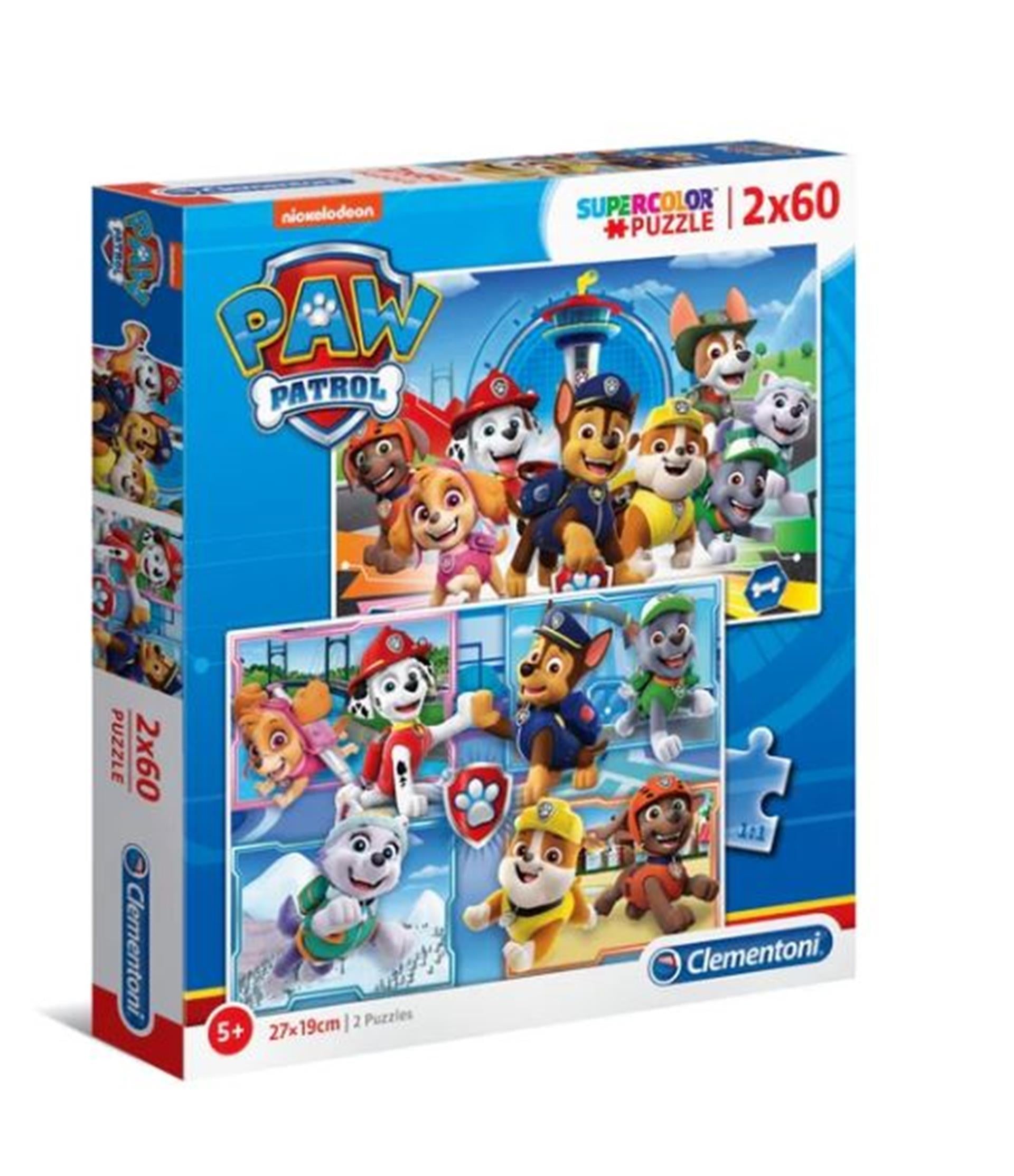 Clementoni Puzzle Paw Patrol, 2x60st.
