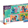 Clementoni Super Color Legpuzzle 4in1 Stitch