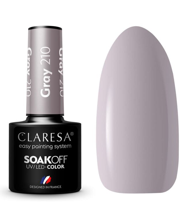 Claresa Claresa UV a conduit Gellak 5ml Gray 210 Savanna Vibes