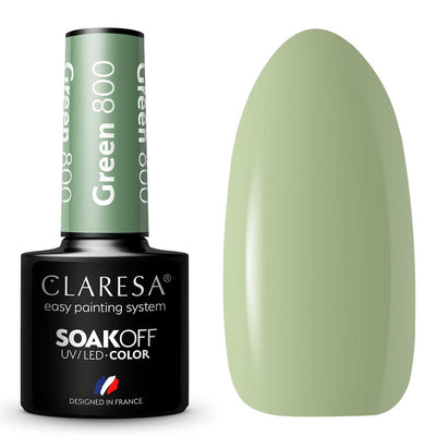 Claresa Claresa UV a conduit Gellak 5ml Green 800 Savanna Vibes