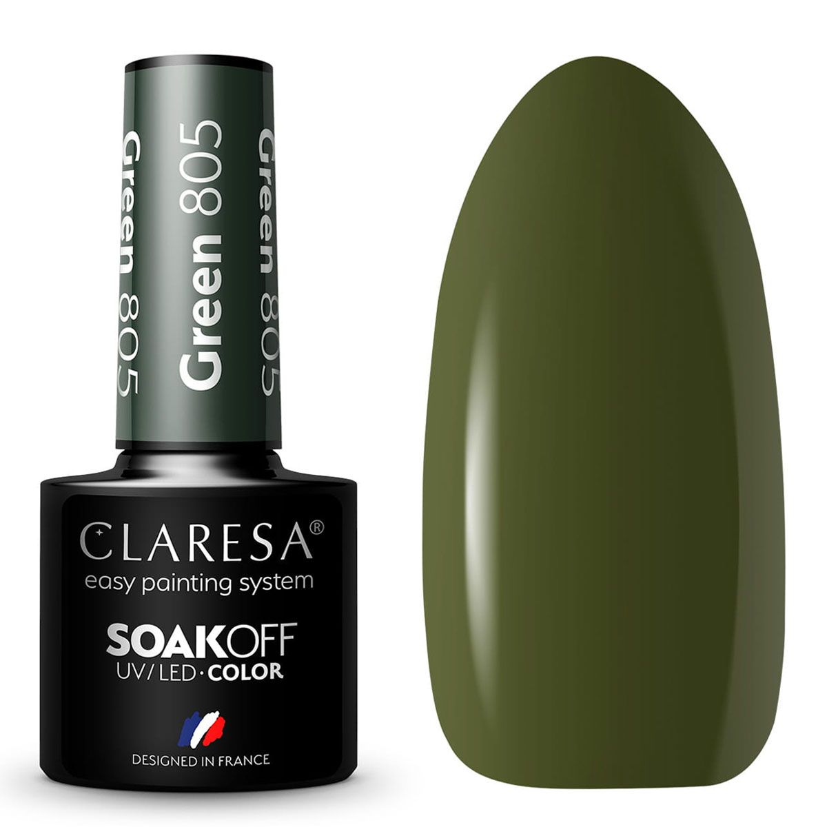 Claresa Claresa UV a conduit Gellak 5ml Green 805 Emmenez-moi à la rivière