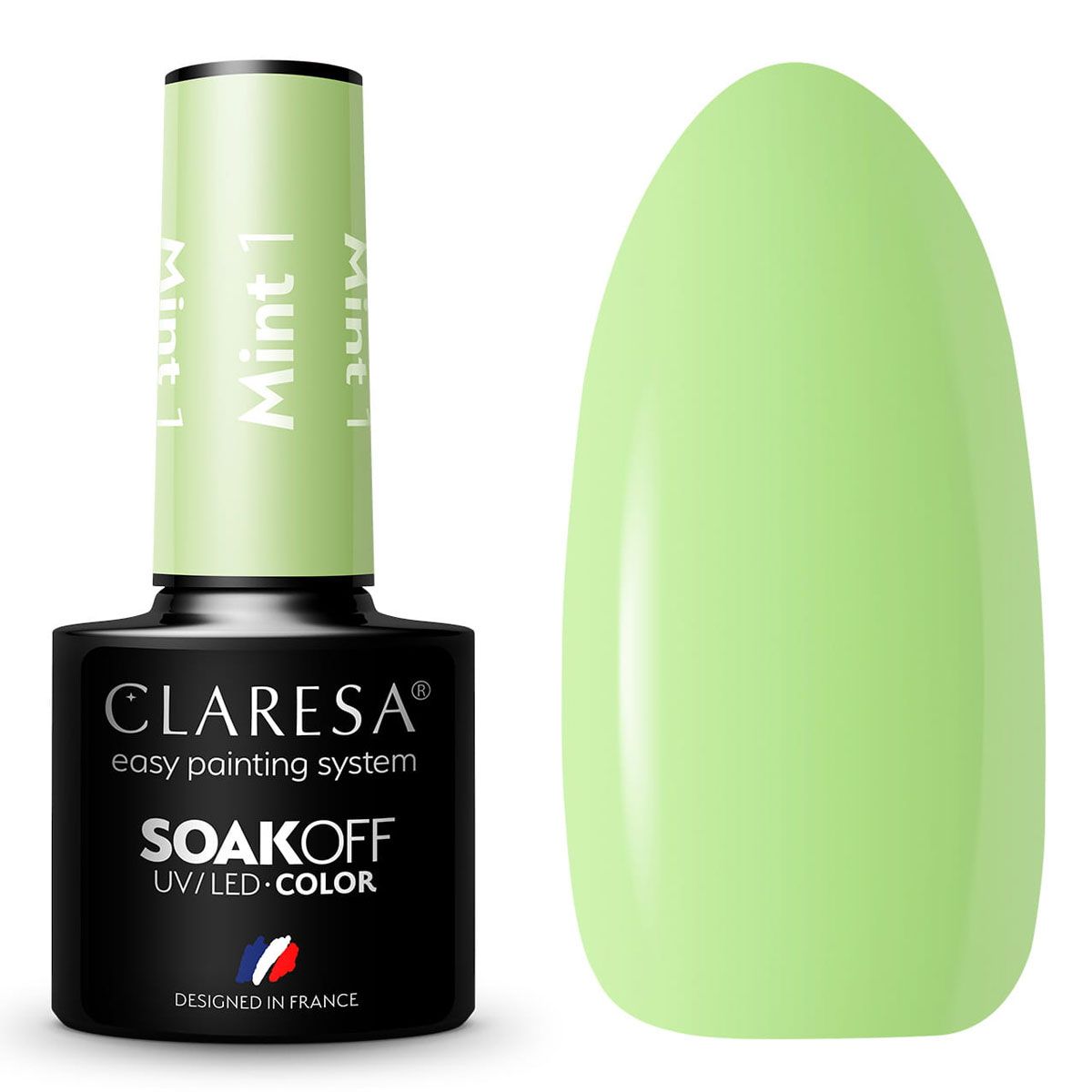Claresa Claresa UV a conduit Gellak 5 ml Mint 1