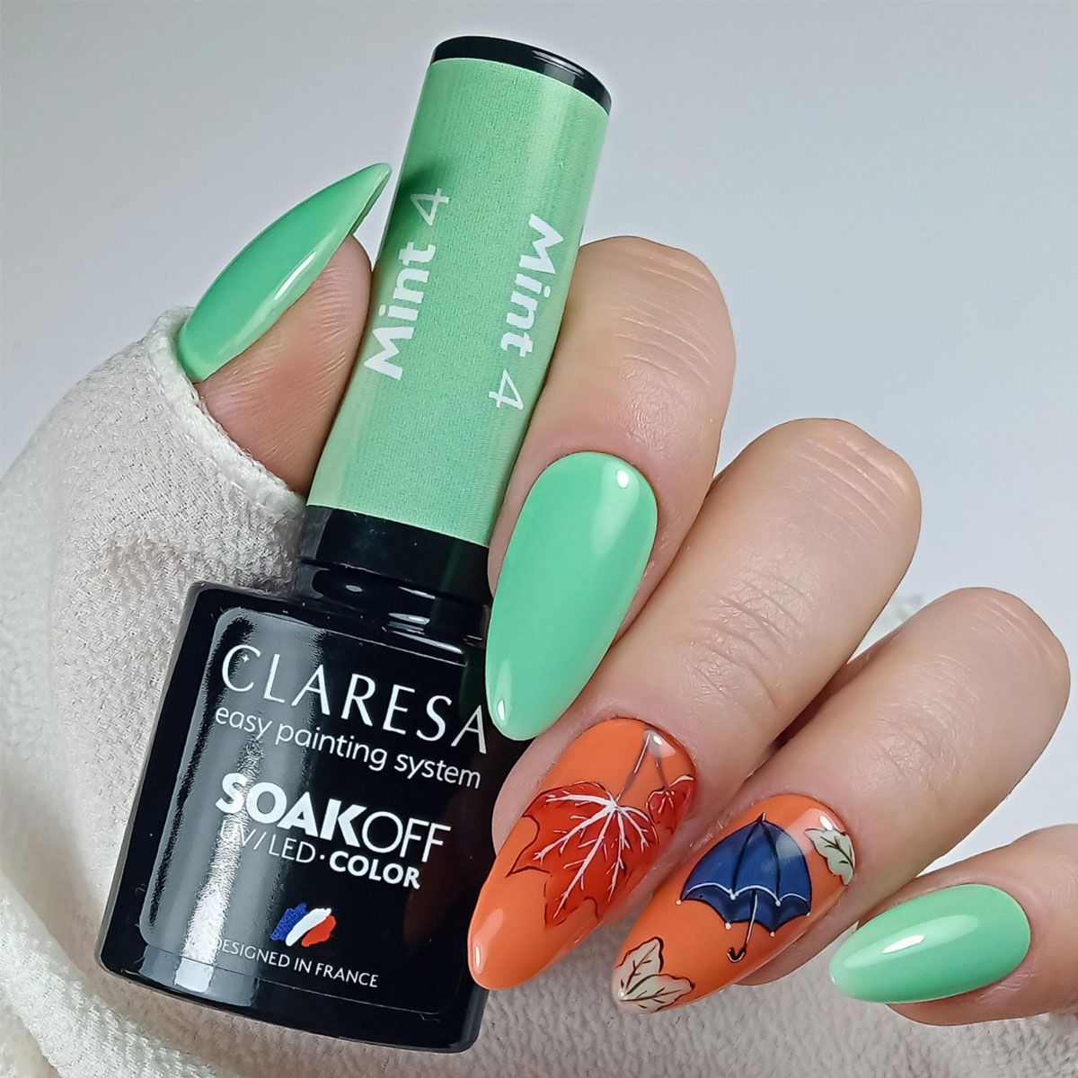 Claresa Claresa UV a conduit Gellak 5ml Mint 4