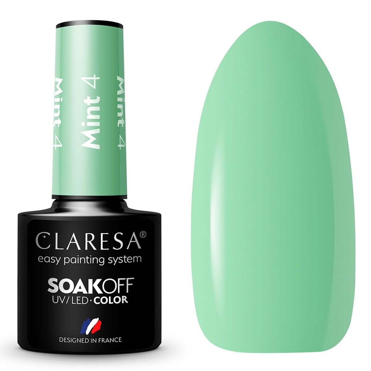 Claresa Claresa UV a conduit Gellak 5ml Mint 4