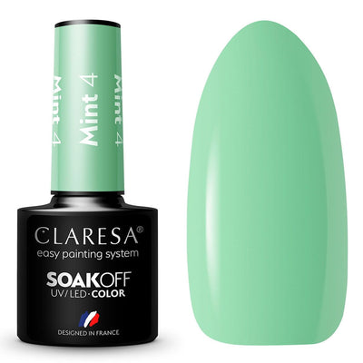 Claresa Claresa UV a conduit Gellak 5ml Mint 4
