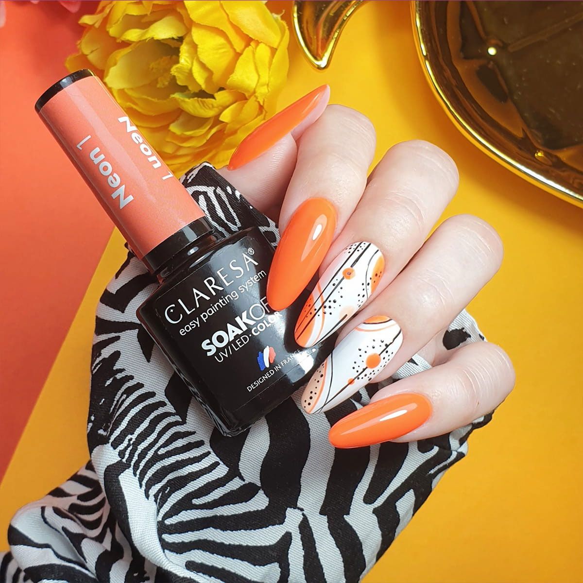 Claresa Claresa UV a conduit Gellak 5ml Neon 1