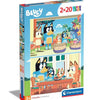 Clementoni Jigsaw Puzzle Super Color Bluey, 2x20st.