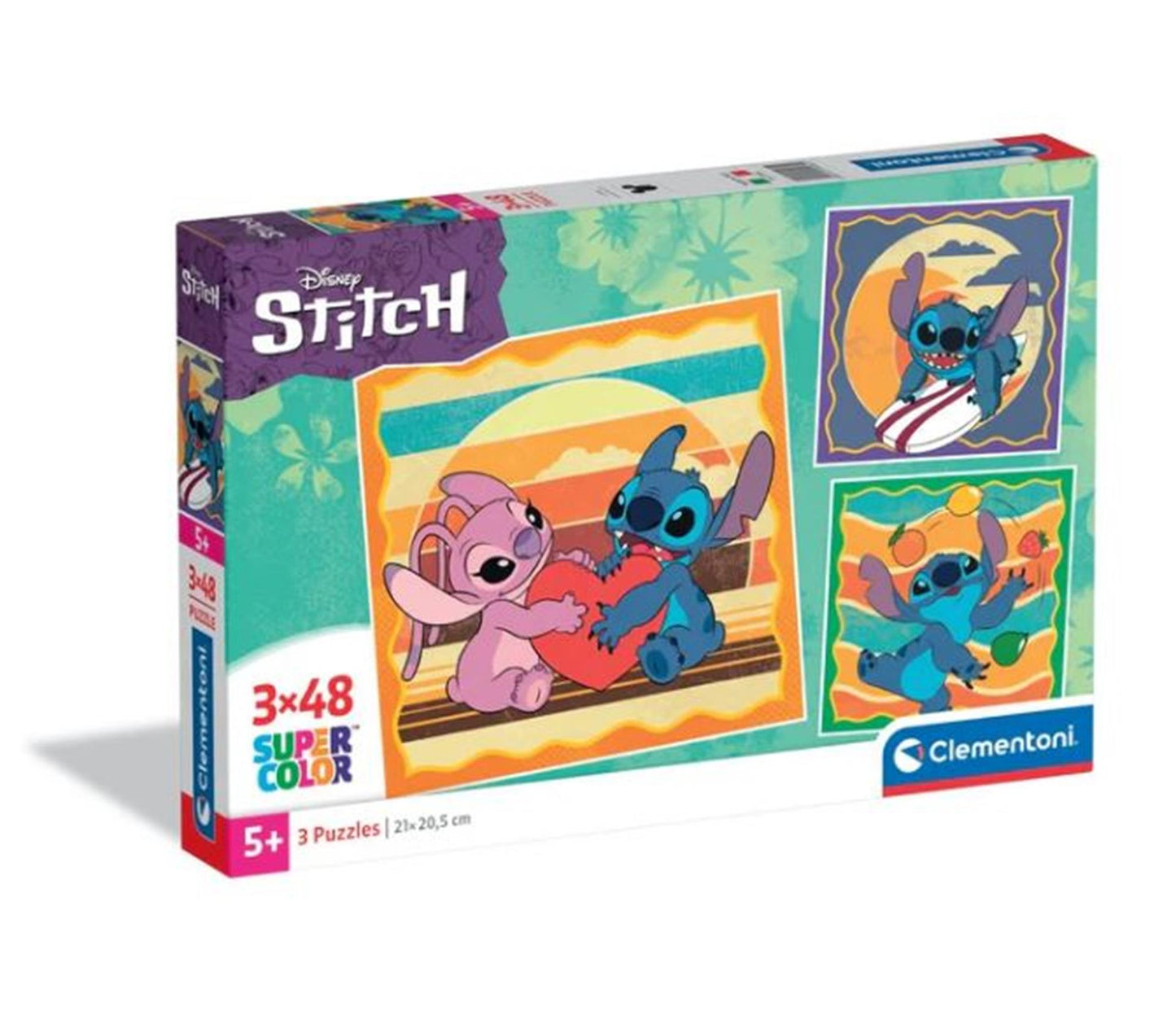 Clementoni Jigsaw Puzzle Square Stitch, 3x48st.