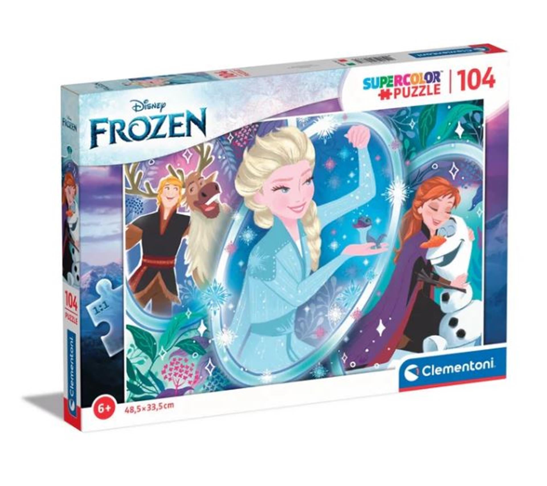 Clementoni Jigsaw Puzzle Super Color Frozen, 104st.