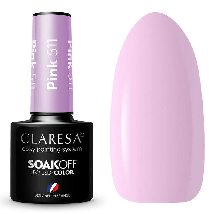 Claresa Claresa UV a conduit Gellak 5ml Pink 511 Balloon Journey