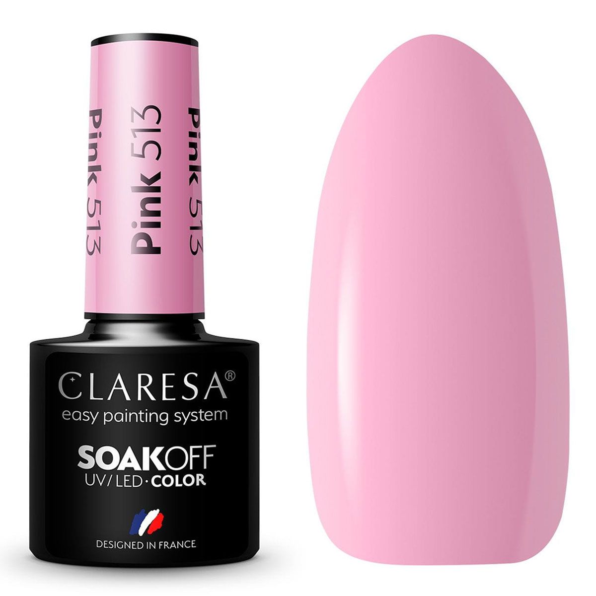 Claresa Claresa UV a conduit Gellak 5ml Pink 513 Funfair