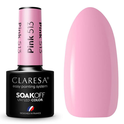 Claresa Claresa UV a conduit Gellak 5ml Pink 513 Funfair