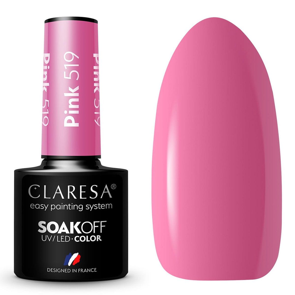 Claresa Claresa UV LED GELLAK 5ML PINK 519 GARDE SUNNY