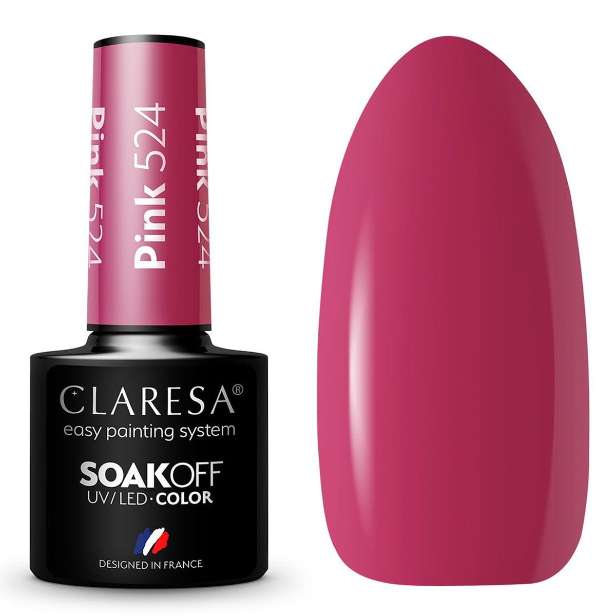 Claresa Claresa UV LED GELLAK 5ML PINK 524 Look