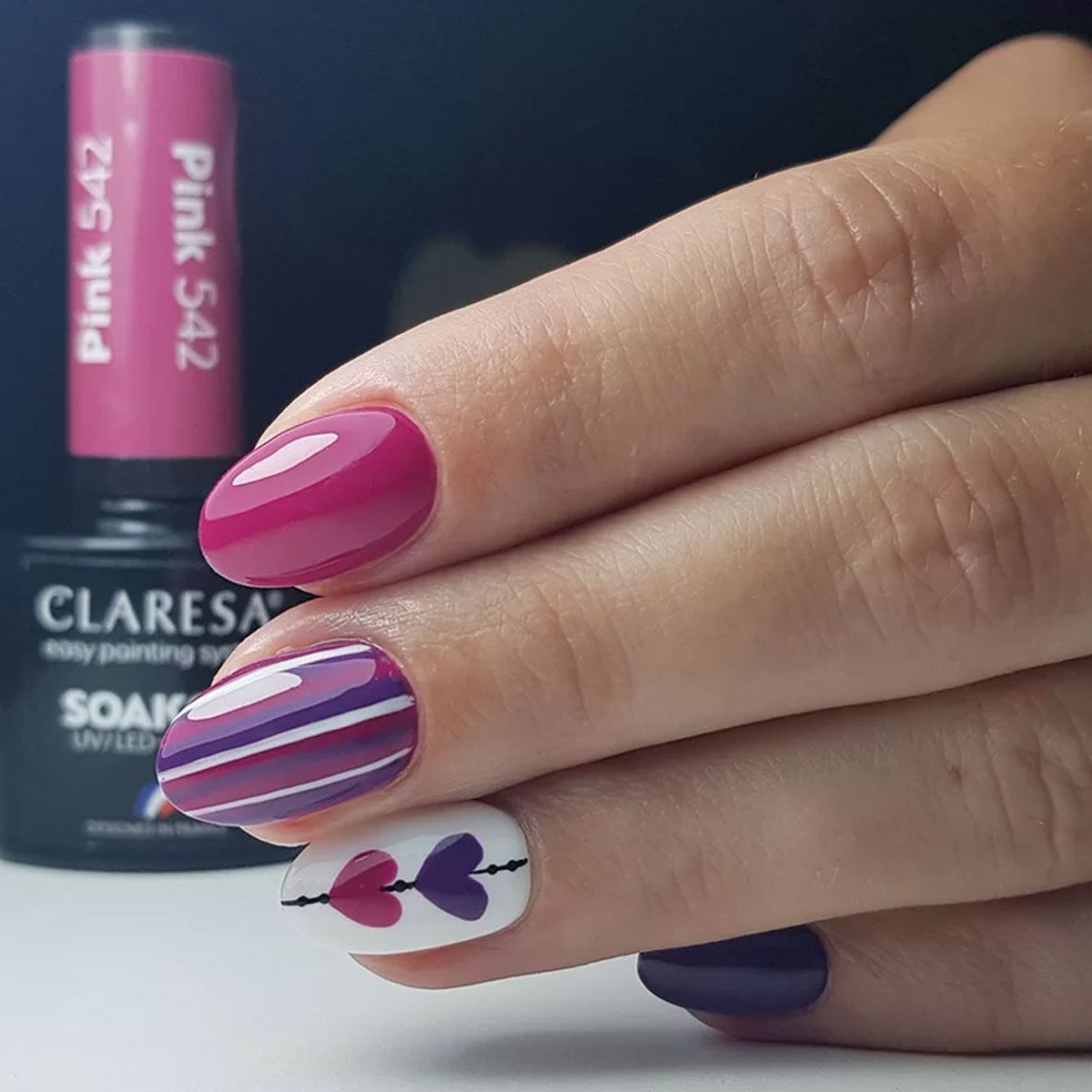 Claresa Claresa UV LED GELLAK 5ML PINK 542 Look