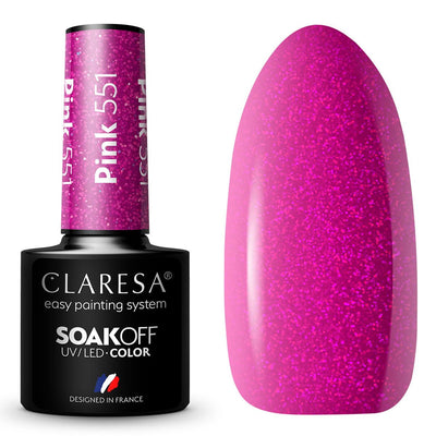 Claresa Claresa UV LED GELLAK 5ML PINK 551 Look