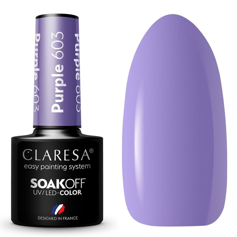Claresa Claresa UV a conduit Gellak 5 ml violet 603 Funfair