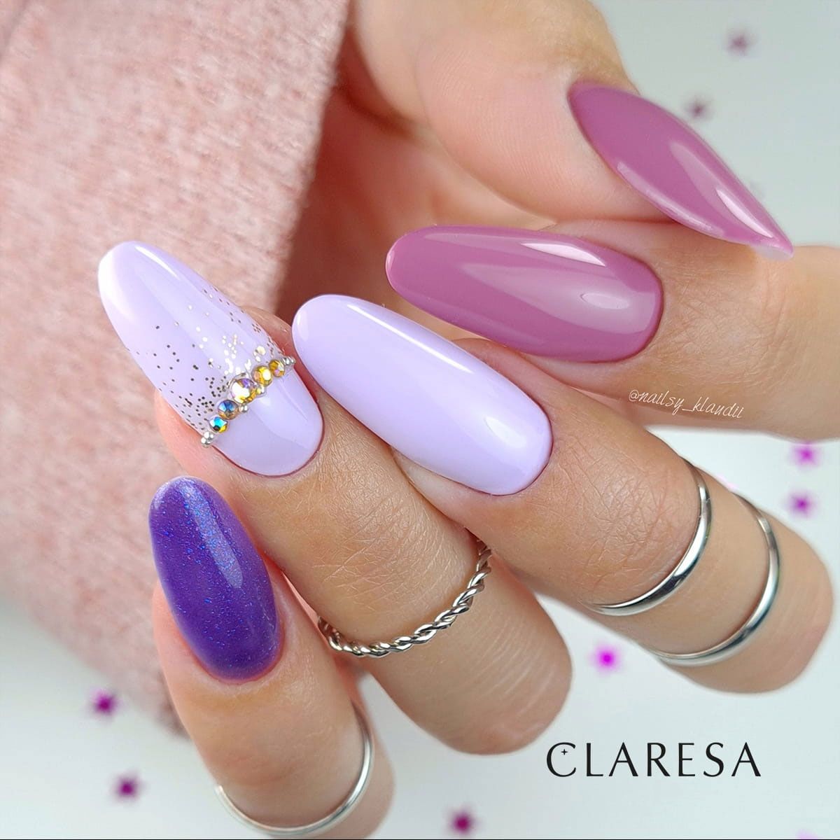 Claresa Claresa UV a conduit Gellak 5ml Purple 613 Savanna Vibes