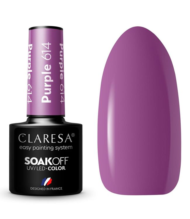 Claresa Claresa UV a mené Gellak 5ml Purple 614 Funfair