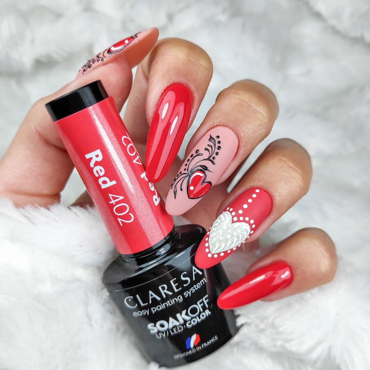 Claresa Claresa UV a conduit Gellak 5ml Red 402 Savanna Vibes