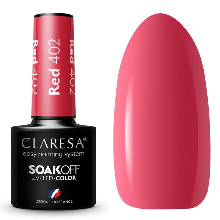 Claresa Claresa UV a conduit Gellak 5ml Red 402 Savanna Vibes