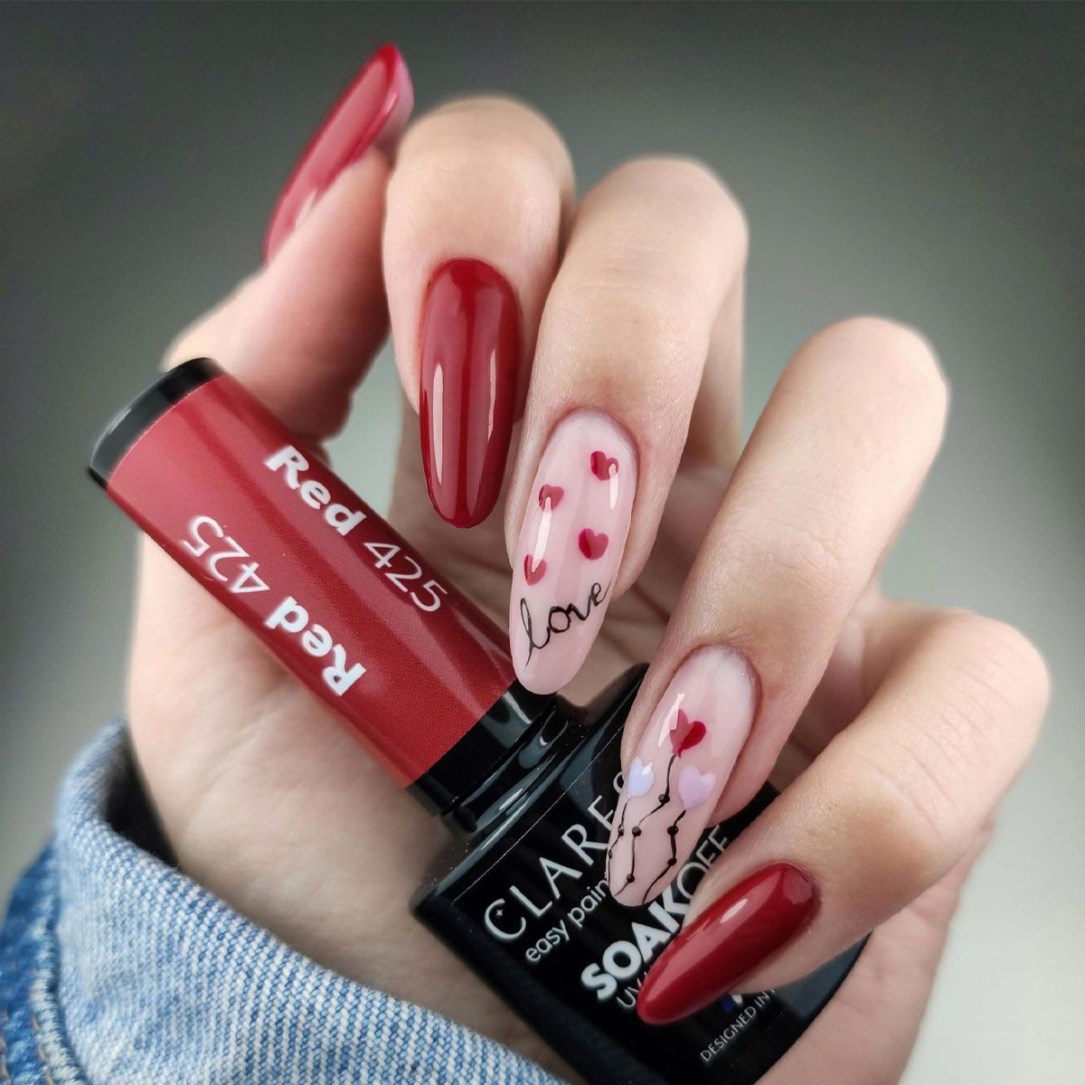 Claresa Claresa UV a conduit Gellak 5ml Red 425 Rainbow Explosion