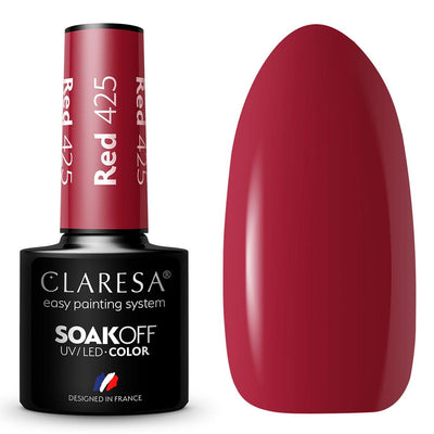 Claresa Claresa UV a conduit Gellak 5ml Red 425 Rainbow Explosion