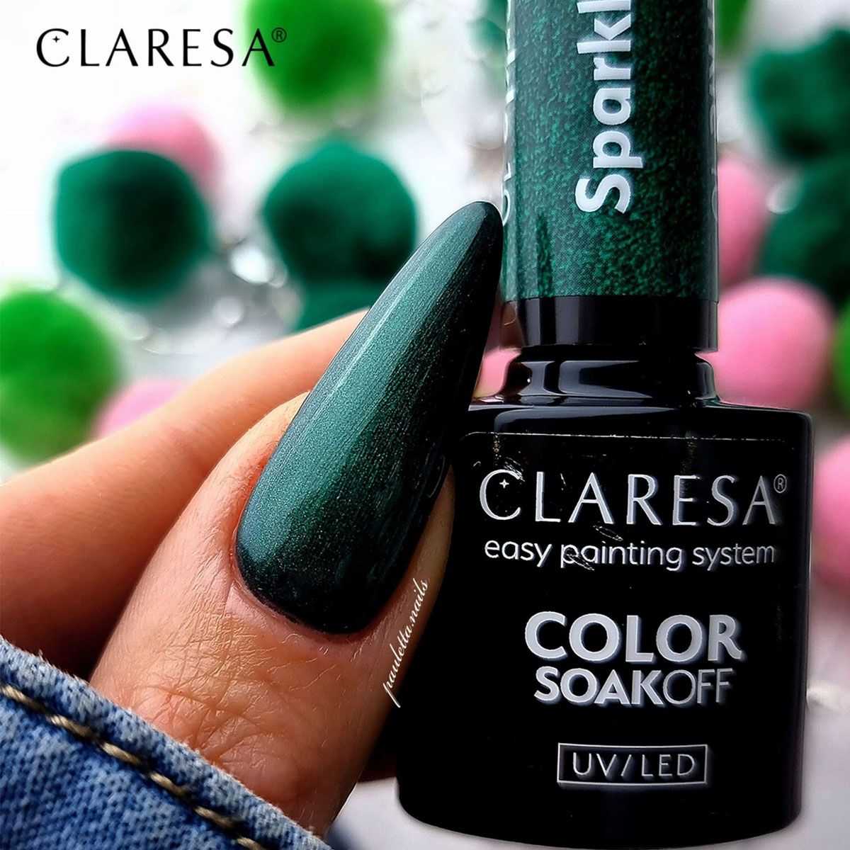 Claresa Vernis Gel UV LED 5 ml Sparkle 10
