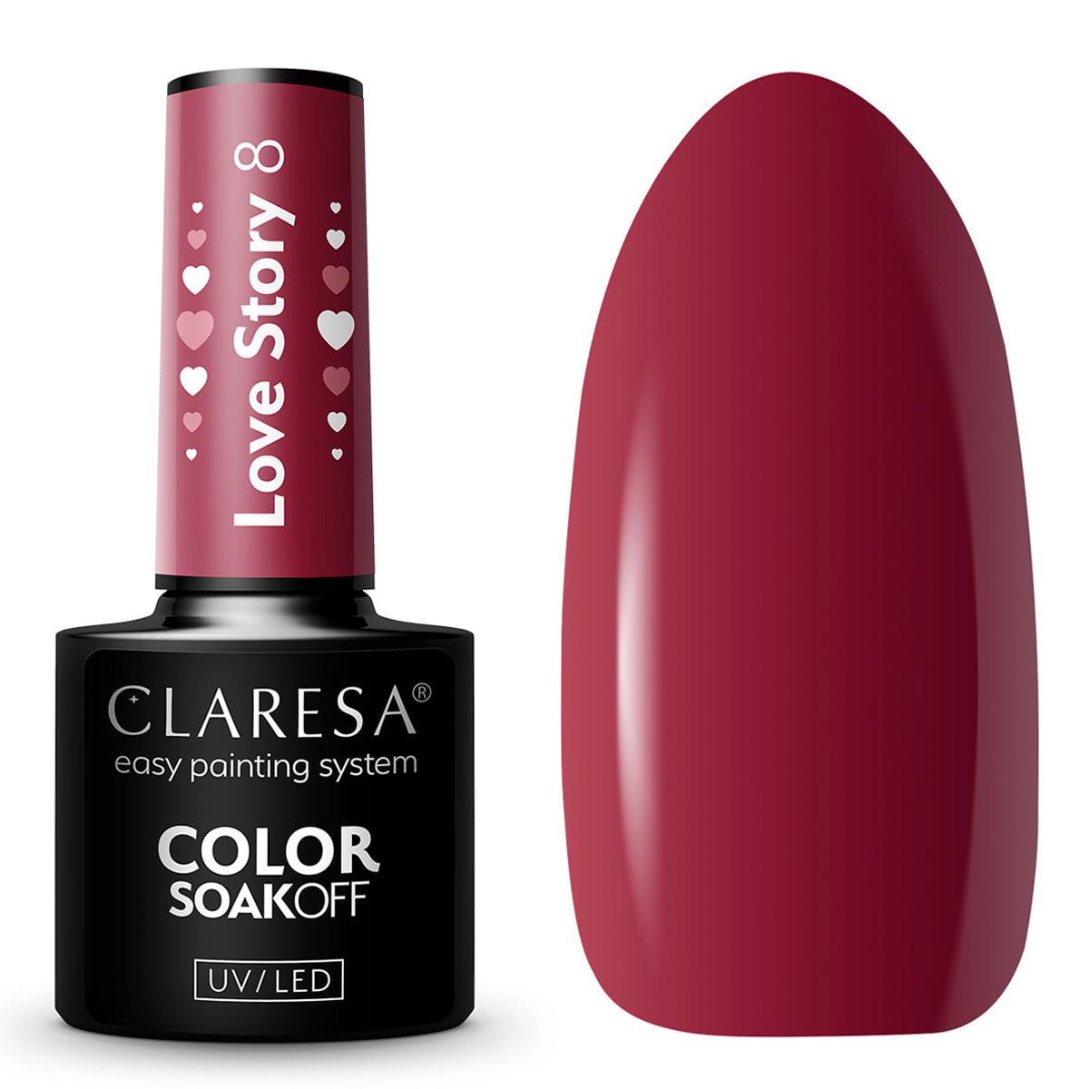 Claresa Claresa UV a conduit Gellak 5ml Love Story 8