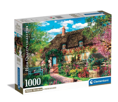 Clementoni Collection de haute qualité Puzzle + Affiche La vieille maison 1000 pièces