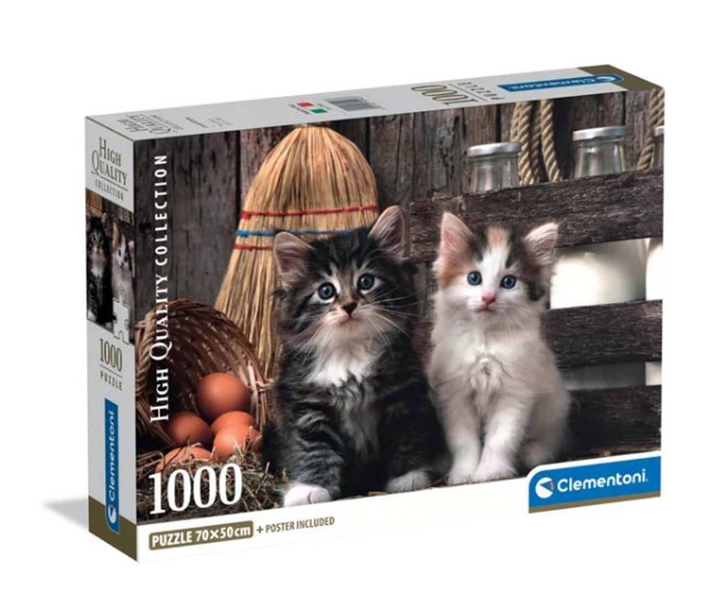 Puzzle de Clementoni - chatons mignons, 1000st.