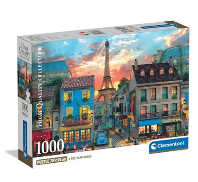 Puzzle Clementoni 1000p rues paris