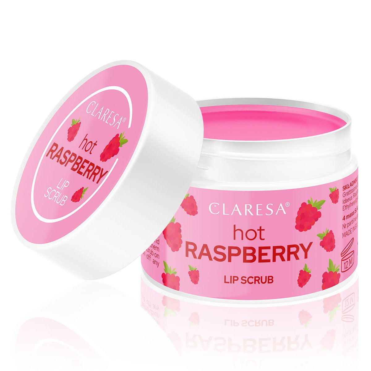 Claresa Claresa Lip Scrub Raspberry Hot Raspberry 15gr.