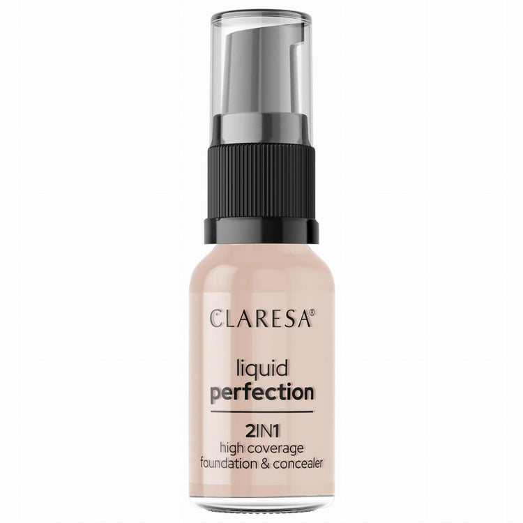 Claresa Claresa Liquid Perfection 2-en-1 Correcteur et fondation 103 Medium frais 18gr.